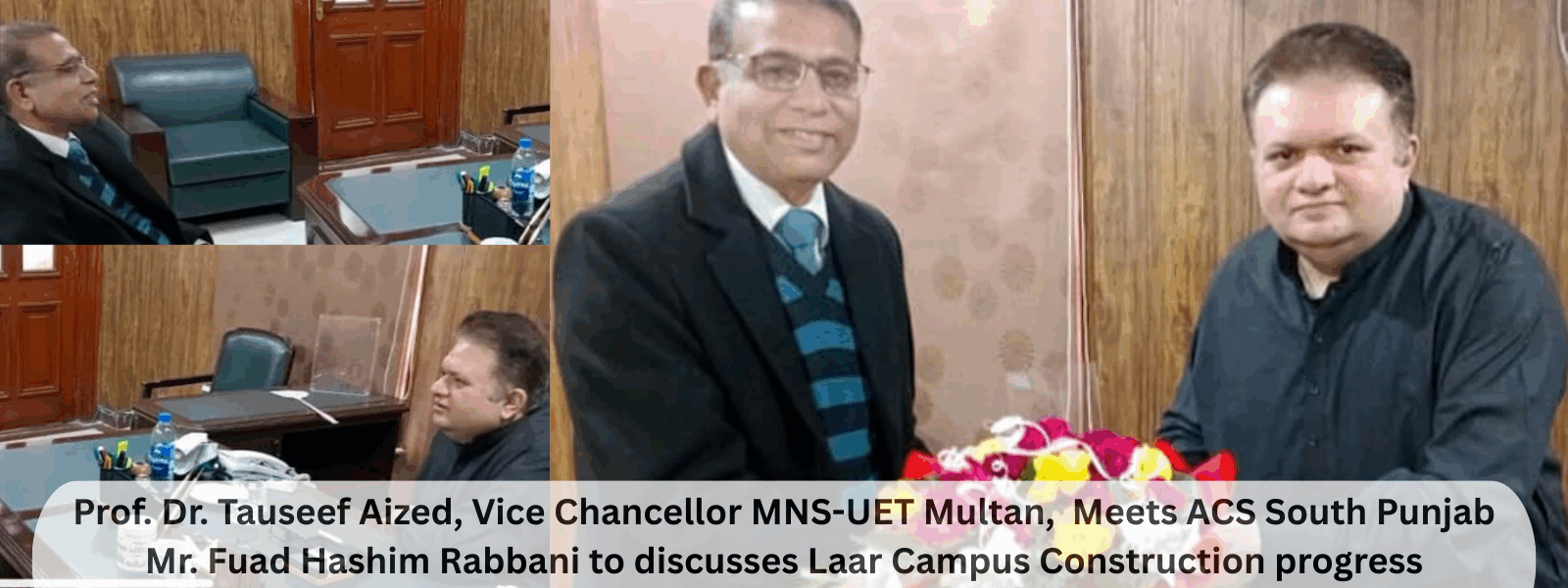 Vice Chancellor MNS-UET Visits HEC Islamabad and Meets Ms. Noor Amna Malik (MD NAHE) and Ms. Sadia Bukhari (Deputy Director NAHE) to Strengthen Faculty Development Initiatives (3)
