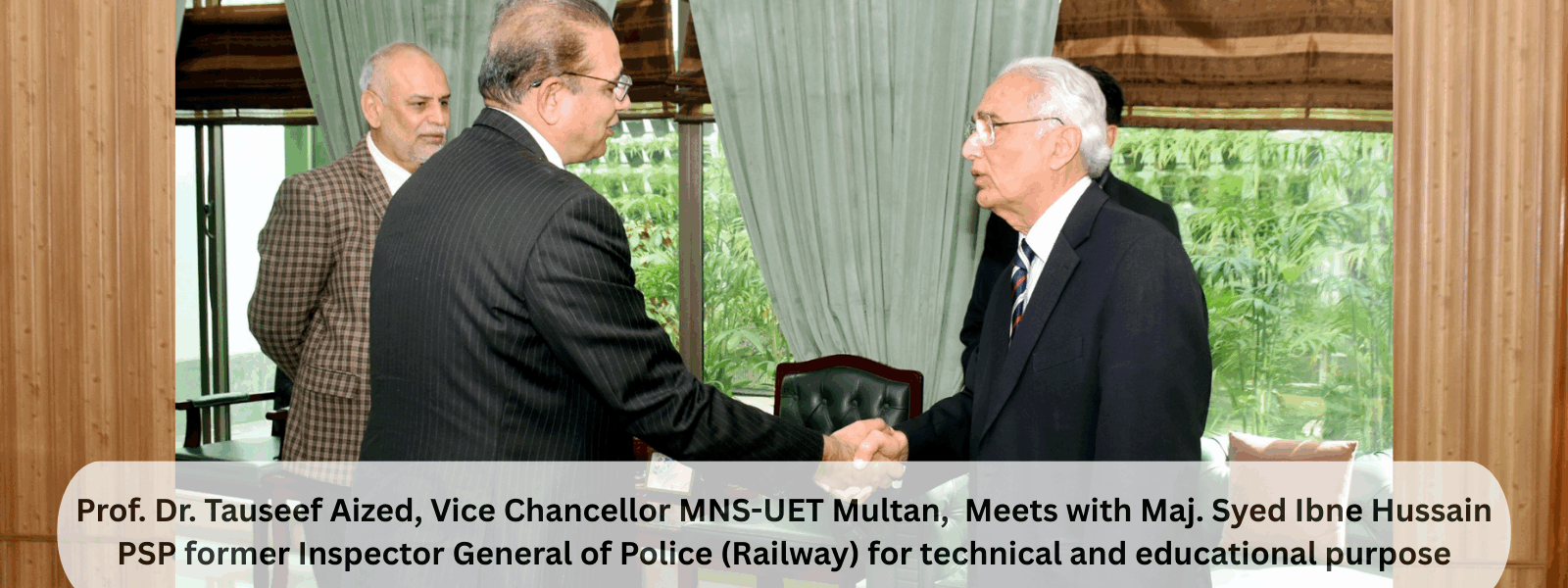 Vice Chancellor MNS-UET Visits HEC Islamabad and Meets Ms. Noor Amna Malik (MD NAHE) and Ms. Sadia Bukhari (Deputy Director NAHE) to Strengthen Faculty Development Initiatives (5)